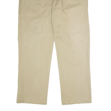 DICKIES Workwear Mens Twill Trousers Beige Regular Straight W36 L32