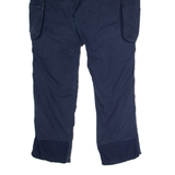 CARHARTT Workwear Cargo Womens Trousers Blue Relaxed Straight W40 L30