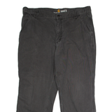 CARHARTT Workwear Mens Canvas Trousers Grey Relaxed Straight W38 L26
