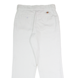 DICKIES X Urban Outfitters Workwear Womens Twill Trousers White Straight W30 L26