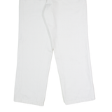 DICKIES X Urban Outfitters Workwear Womens Twill Trousers White Straight W30 L26