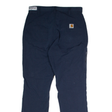 CARHARTT Workwear Womens Trousers Blue Relaxed Straight W30 L30