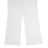 DICKIES Workwear Womens Trousers White Regular Flared W34 L30