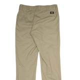 DICKIES Flex Workwear Mens Trousers Beige Slim Tapered W32 L30