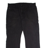 DICKIES Workwear Carpenter Mens Canvas Trousers Grey Regular Straight W38 L30