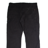 DICKIES Workwear Carpenter Mens Canvas Trousers Grey Regular Straight W38 L30