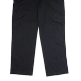 DICKIES Workwear Mens Twill Trousers Black Slim Straight W36 L30