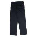 DICKIES Flex Workwear Womens Twill Trousers Black Slim Straight W28 L30