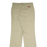 DICKIES Curvy Workwear Womens Trousers Beige Regular Straight W28 L31