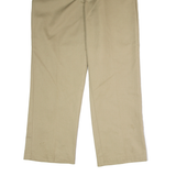 DICKIES Workwear Mens Twill Trousers Beige Regular Straight W36 L30