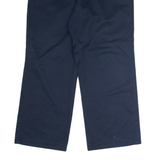 DICKIES Workwear Mens Twill Trousers Blue Regular Straight W36 L28
