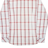 LEE Mens Shirt Red Check Long Sleeve L