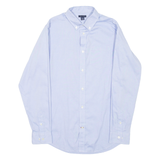 TOMMY HILFIGER Mens Plain Shirt Blue Long Sleeve S