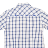 TOMMY HILFIGER Mens Shirt Blue 90s Check L