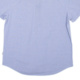 CALVIN KLEIN Mens Shirt Blue Diamond M