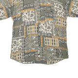 COLODOR Mens Shirt Green Paisley L