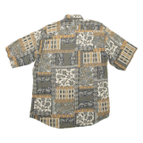 COLODOR Mens Shirt Green Paisley L