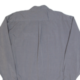 JACOBY & HUBER Mens Plain Shirt Grey Long Sleeve L