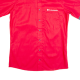 ALBIRO Mens Plain Shirt Red M