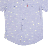 LEVI'S Sunshine Mens Shirt Blue Crazy Pattern S