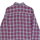 TOMMY HILFIGER DENIM Soft Touch Mens Shirt Red Plaid Long Sleeve S