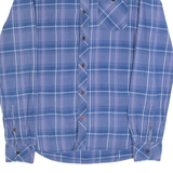 TOMMY HILFIGER Mens Shirt Blue Check Long Sleeve M