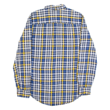TOMMY HILFIGER Mens Shirt Blue Check Long Sleeve M