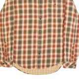 TIMBERLAND Mens Shirt Green Plaid Long Sleeve L