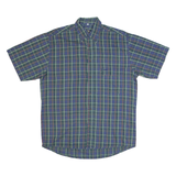 MCGREGOR Oversized Mens Shirt Blue 90s Plaid M