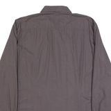 PIERRE CARDIN Mens Shirt Brown Crazy Pattern Long Sleeve XL