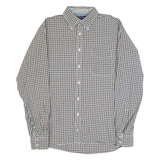 TOMMY HILFIGER Mens Shirt Grey Check Long Sleeve M