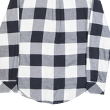 CALVIN KLEIN JEANS Womens Shirt Black Check Long Sleeve S