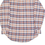 RALPH LAUREN Mens Shirt Orange 90s Plaid Long Sleeve M