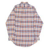 RALPH LAUREN Mens Shirt Orange 90s Plaid Long Sleeve M