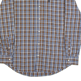 TIMBERLAND Mens Shirt Blue 90s Check Long Sleeve M