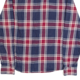 LEE Slim Fit Mens Shirt Blue Check Long Sleeve L