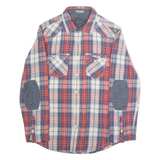 PEPE JEANS Mens Shirt White Check Long Sleeve S