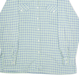 JACK MORGAN Womens Flannel Shirt Green 90s Check Long Sleeve XL