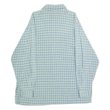 JACK MORGAN Womens Flannel Shirt Green 90s Check Long Sleeve XL