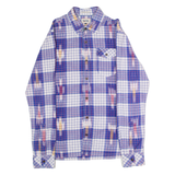 HILFIGER DENIM Mens Shirt Blue Check Long Sleeve M