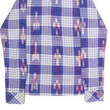 HILFIGER DENIM Mens Shirt Blue Check Long Sleeve M