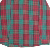 CREATION MANOR Mens Shirt Green 90s Check Long Sleeve L