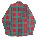 CREATION MANOR Mens Shirt Green 90s Check Long Sleeve L