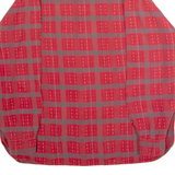 Mens Shirt Red Check Long Sleeve XL