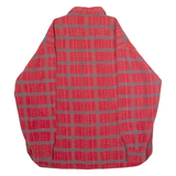 Mens Shirt Red Check Long Sleeve XL