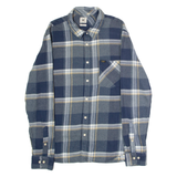 LEE Slim Fit Mens Shirt Blue Plaid Long Sleeve 2XL