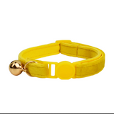 Anypet Large Yellow Cat Collar with Safety Buckle, Bell & Durable Adjustable Strap – Stylish Comfortable Pet Collar for Cats