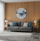 Anyhouz 10pcs Vinyl Wall Tiles – Wood Pattern Design, Waterproof