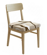Anyseat Brown White and Beige Print Chair Cover – Stretch Washable Removable Seat Cover for Dining & Kitchen