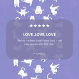 Lavender Yoga Cat iPhone 14 Plus Case